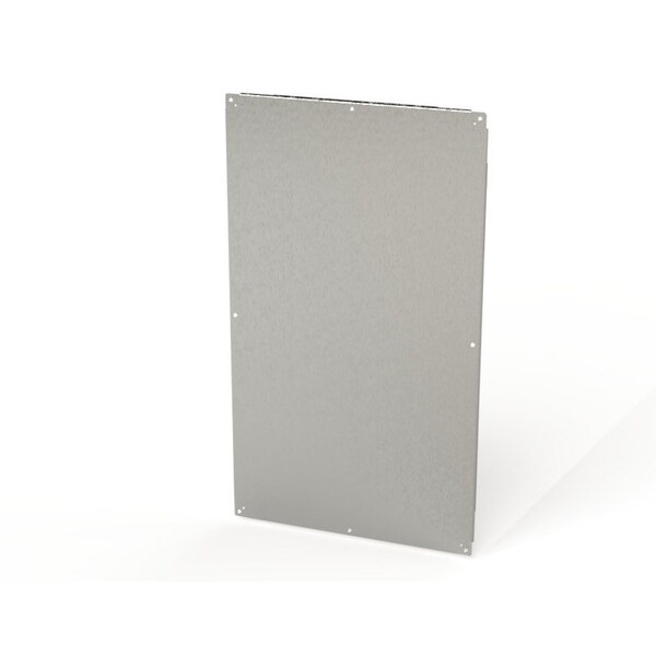 57 in H, 0.85 in D, 33 in W, Stainless Steel
